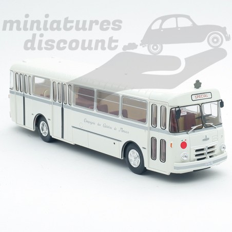BUS BERLIET PLR 10 AUTOBUS MONACO (BLANC) - 1/43ème sous blister