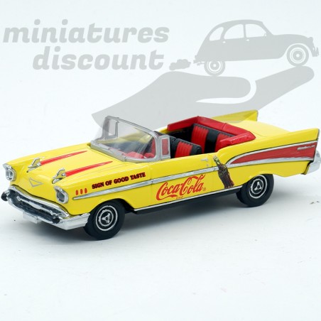 Modèle Réduit Chevrolet Monza 1/43 Transformé En Pub Coca-Cola - Zamak, Occasion