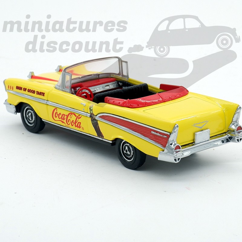 Modèle Réduit Chevrolet Monza 1/43 Transformé En Pub Coca-Cola - Zamak, Occasion