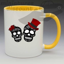 Mug "couple tête de mort" - Mug Céramique 350ml