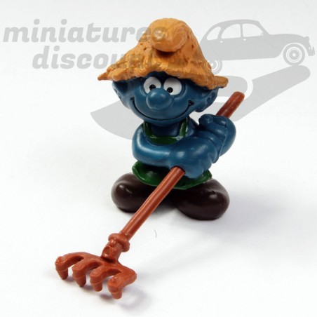 Figurine Schtroumpf - Schleich - Schtroumpf Jardinier - Germany Peyo.