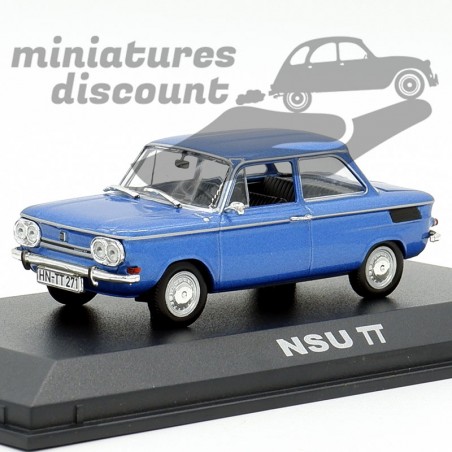 NSU TT (BLEU) - NOREV - 1/43ème en boite