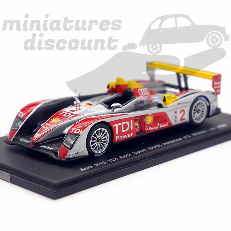 Audi R10 TDI Audi Sport- Le Mans 2008 - Spark - 1/43ème en boite