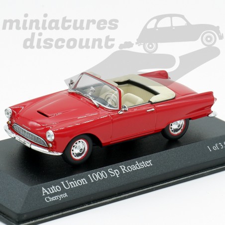 Auto Union 1000 Sp roadster - Minichamps - 1/43ème en boite
