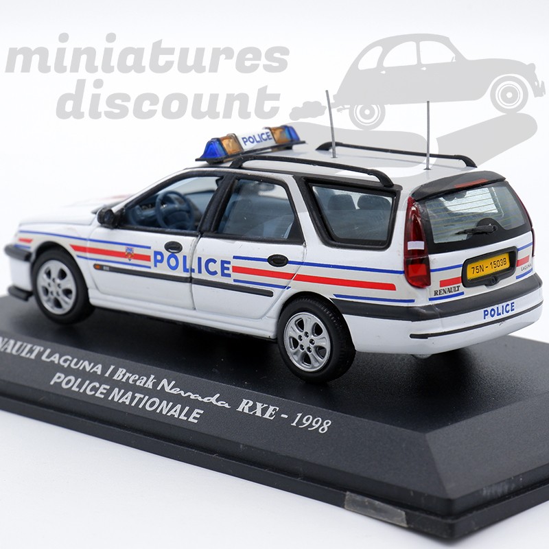 Modèle Réduit Renault Laguna II Nevada Police Nationale - 1/43 - Universal Hobbies - Occasion