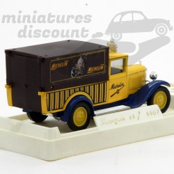FOURGON C4F DE 1930 (JAUNE /MARRON) - SOLIDO - 1/43ème en boite