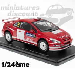 PEUGEOT 307 WRC NESTE RALLY FINLANDE 2004 (BLANC) - 1/24ème sous blister
