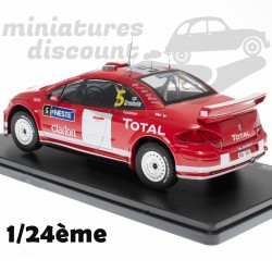 PEUGEOT 307 WRC NESTE RALLY FINLANDE 2004 (BLANC) - 1/24ème sous blister