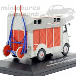 CITROEN HY "TRANSPORT CHEVAUX" HEULIEZ (GRIS) - 1/43ème sous blister