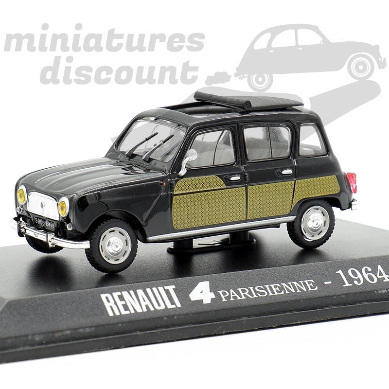 RENAULT 4L PARISIENNE 1964 (NOIR) - 1/43ème en boite