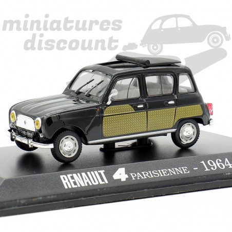 RENAULT 4L PARISIENNE 1964 (NOIR) - 1/43ème en boite