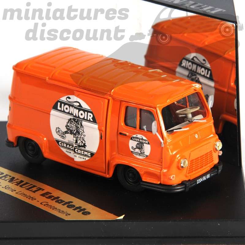 RENAULT ESTAFETTE "LION NOIR" 1973 (ORANGE) - VITESSE - 1/43ème en boite