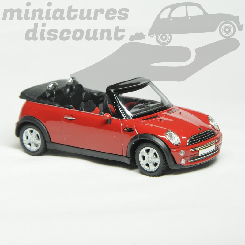 MINI CABRIOLET 2005 (ROUGE) - SOLIDO - 1/43ème en boite