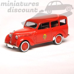 Renault Juvaquatre "Centre de Secours de Bellac" - Solido - 1/43ème en boite