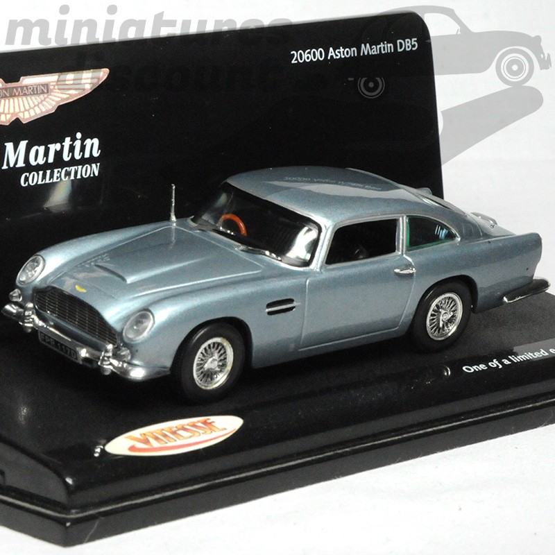 ASTON MARTIN DB5 (BLEU/GRIS) - VITESSE - 1/43ème en boite