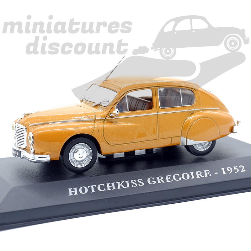 HOTCHKISS GREGOIRE 1952 (MARRON) - 1/43ème en boite