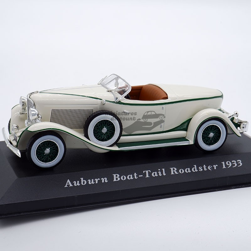 AUBURN BOAT-TAIL ROADSTER 1933 (BLANC) - 1/43ème en boite