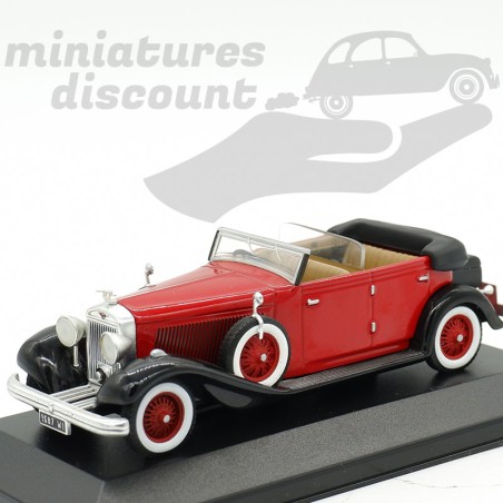 HISPANO SUIZA H6C 1934 (ROUGE) - 1/43ème en boite