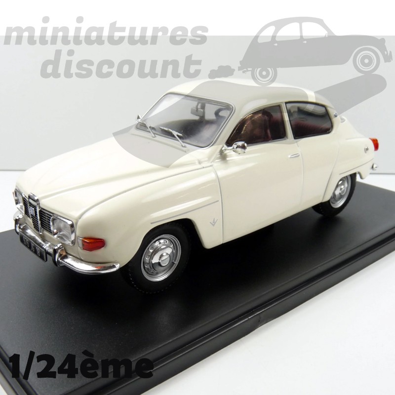 SAAB 96 V4 DE 1970 (BLANC) - 1/24ème sous blister