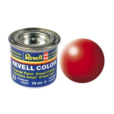 Revell - Pot Peinture 332 - Rouge - Fluo - Satiné