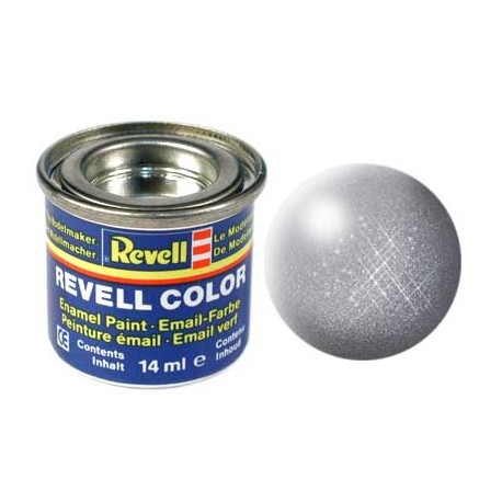 Revell - Pot Peinture 91 - Gris-Acier-Gun-Métal