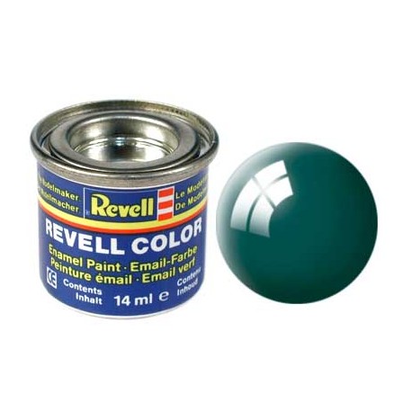 Revell - Pot Peinture 62 - Vert- Foncé - Brillant