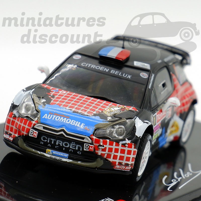 Citroen DS3 WRC 2013 - Rallye Condroz-Huy - Sébastien Loeb - 1/43ème en boite