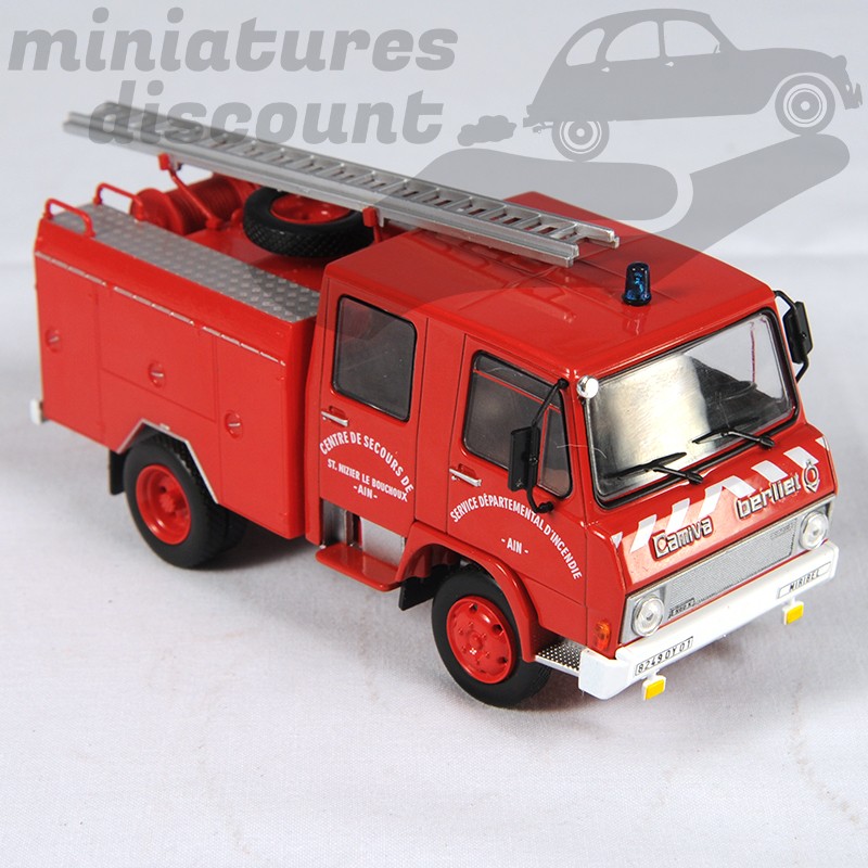 Berliet 500KE - FPTL CAMIVA - Pompiers de St NIZIER LE BOUCHOUX - SDIS 01 - 1/43ème sous blister