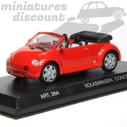 VOLKSWAGEN NEW BEETLE (ROUGE) - DÉTAILCARS - 1/43ème en boite