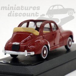 PEUGEOT 203 DÉCOUVRABLE (ROUGE FONCÉ) - SOLIDO - 1/43ème en boite