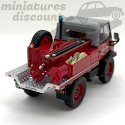 MERCEDES UNIMOG 421 POMPIERS (ROUGE) - 1/43ème sous blister