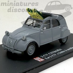 CITROËN 2CV "BOÎTE À SARDINES" (GRIS) - 1/43ème sous blister