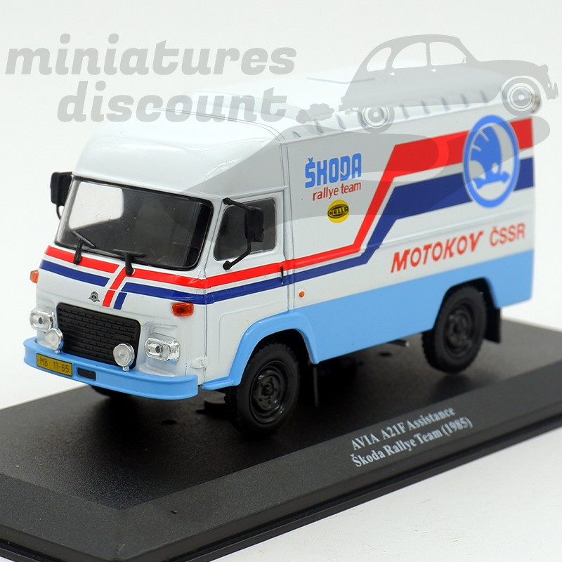 AVIA A21F SKODA RALLYE TEAM 1985 (BLEU) - 1/43ème sous blister