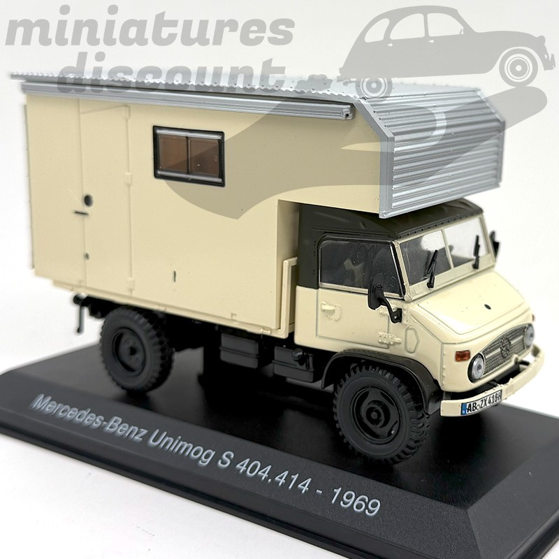 MERCEDES BENZ UNIMOG S 404.414 DE 1969 (BEIGE) - 1/43ème sous blister