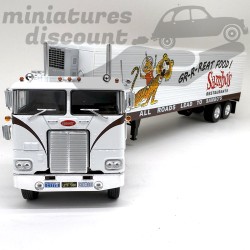 CAMION SEMI-REMORQUE PETERBILT 352 (BLANC) - 1/43ème en boite