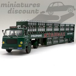 SEMI REMORQUE TRANSPORT BOUTEILLES DE GAZ (VERT) - 1/43ème en boite