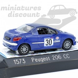 PEUGEOT 206 CC (BLEU) - SOLIDO - 1/43ème en boite