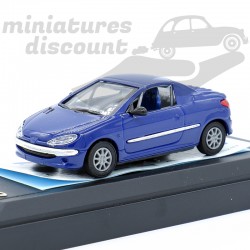 PEUGEOT 206 CC (BLEU) - SOLIDO - 1/43ème en boite