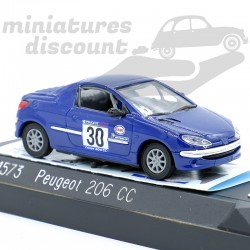 PEUGEOT 206 CC (BLEU) - SOLIDO - 1/43ème en boite