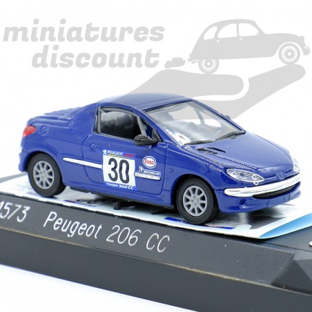 PEUGEOT 206 CC (BLEU) - SOLIDO - 1/43ème en boite