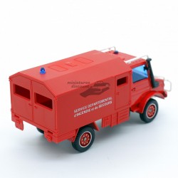Mercedes Unimog Pompiers SDIS - Solido - 1/50ème en boite