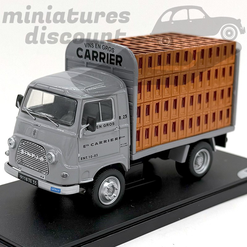 RENAULT SINPAR MINI PLATEAU BRASSEUR "CARRIER" (GRIS) - ELIGOR - 1/43ème en boite