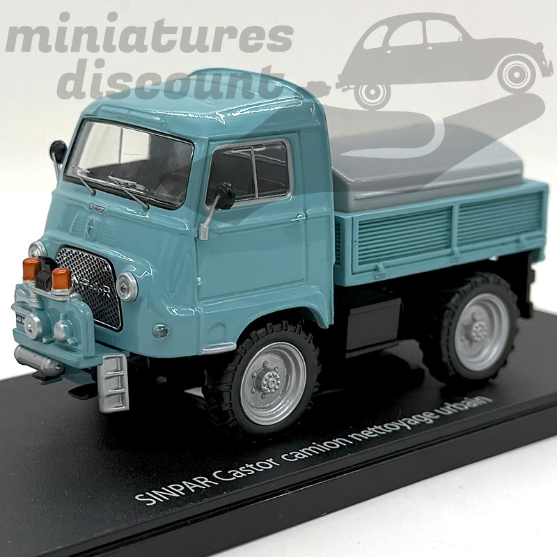 RENAULT SINPAR CASTOR CAMION NETTOYAGE URBAIN (BLEU) - ELIGOR - 1/43ème en boite