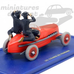TINTIN LE BOLIDE ROUGE LES CIGARES DU PHARAON (ROUGE) - 1/43ème en boite