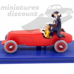TINTIN LE BOLIDE ROUGE LES CIGARES DU PHARAON (ROUGE) - 1/43ème en boite