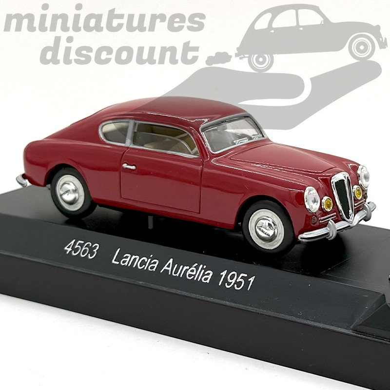 LANCIA AURELIA 1951 (ROUGE FONCÉ) - SOLIDO - 1/43ème en boite