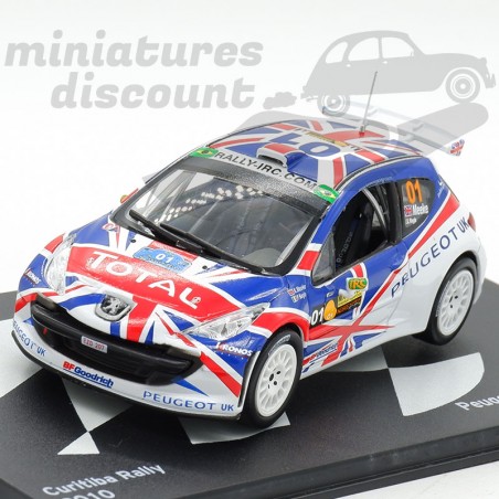 Peugeot 207 S2000 Zéro - Rallye Curitiba 2010 - 1/43ème en boite