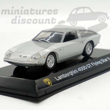 LAMBORGHINI 4000 GT FLYING STAR II 1966 (GRIS FONCÉ) - 1/43ème en boite