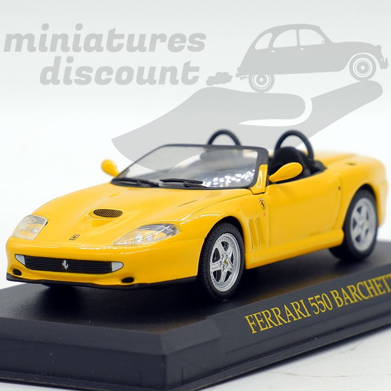 FERRARI 550 BARCHETTA (JAUNE) - 1/43ème en boite