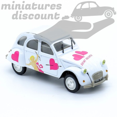 Norev Citroën 2CV Saint Valentin 1998 - 1/43 - Les Amoureux - Boîte D'origine